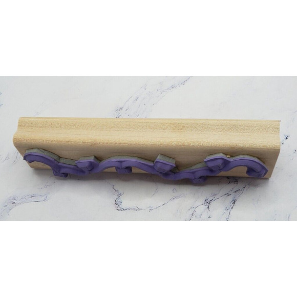 Stampin Up String of Lights Border Wood Mounted Rubber Stamp - Picture 2 of 7